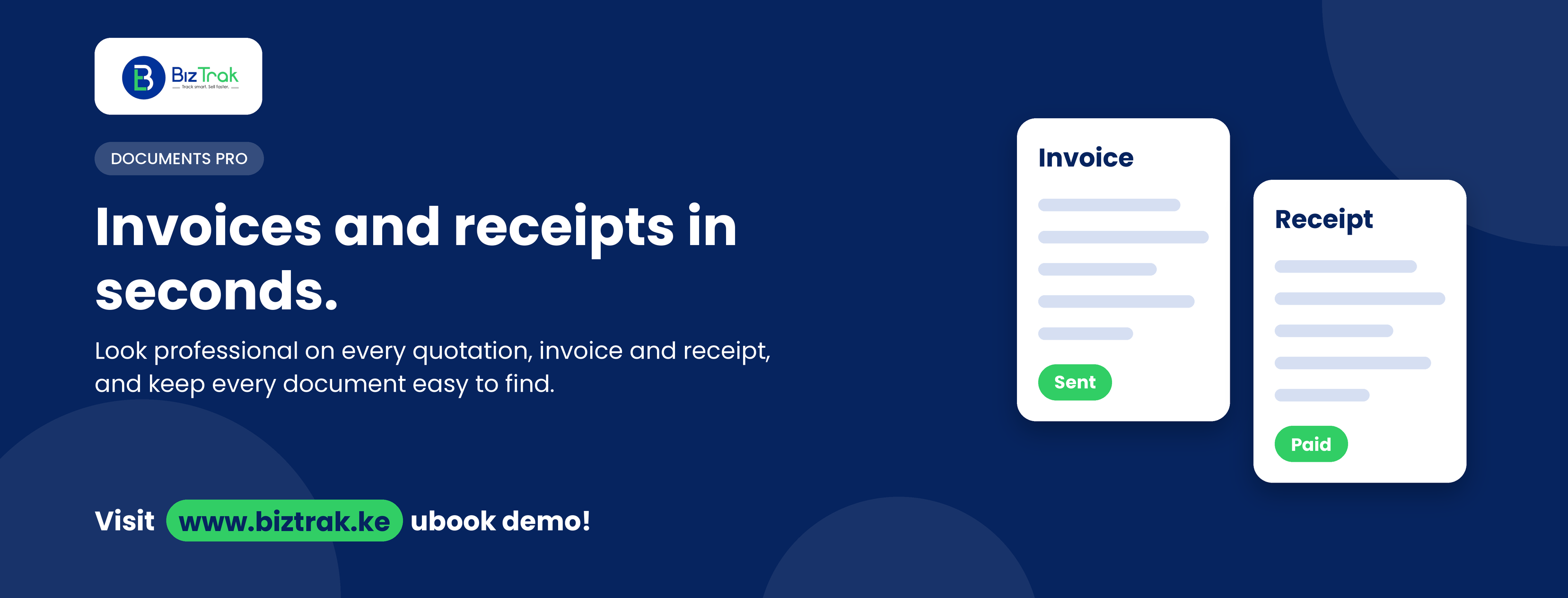 BizTrak banner