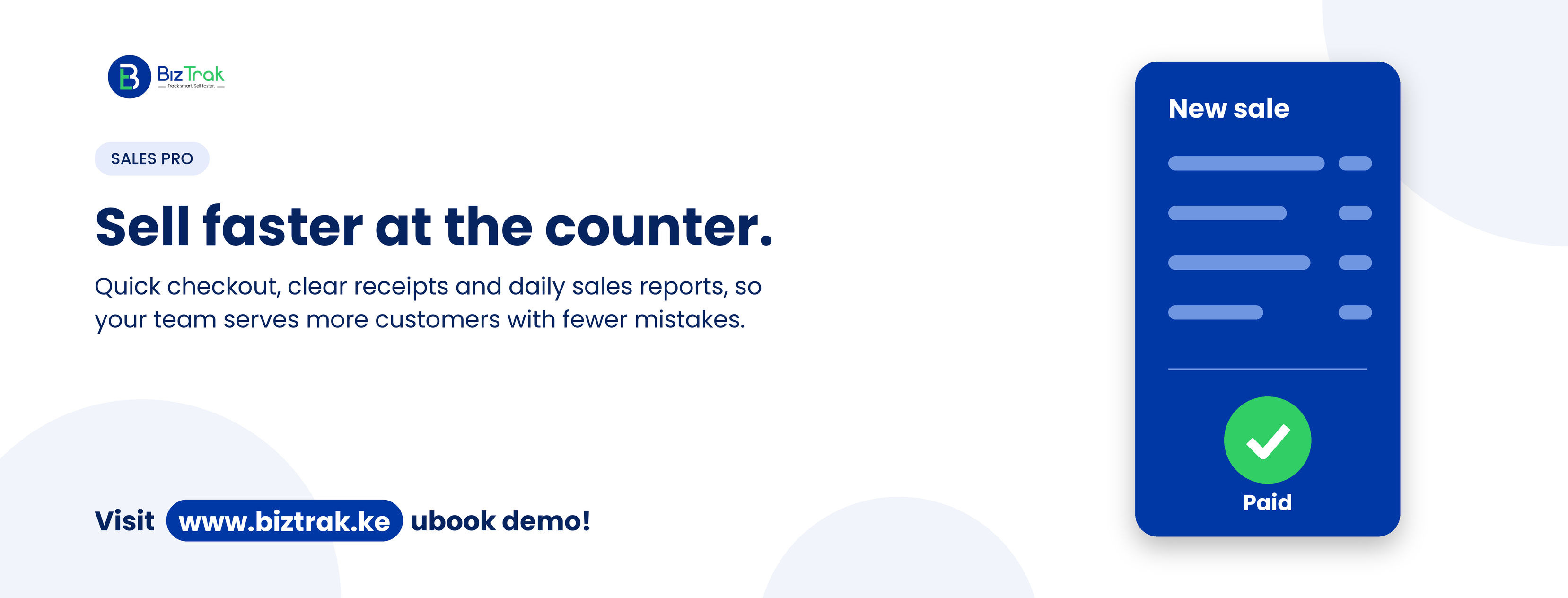 BizTrak banner