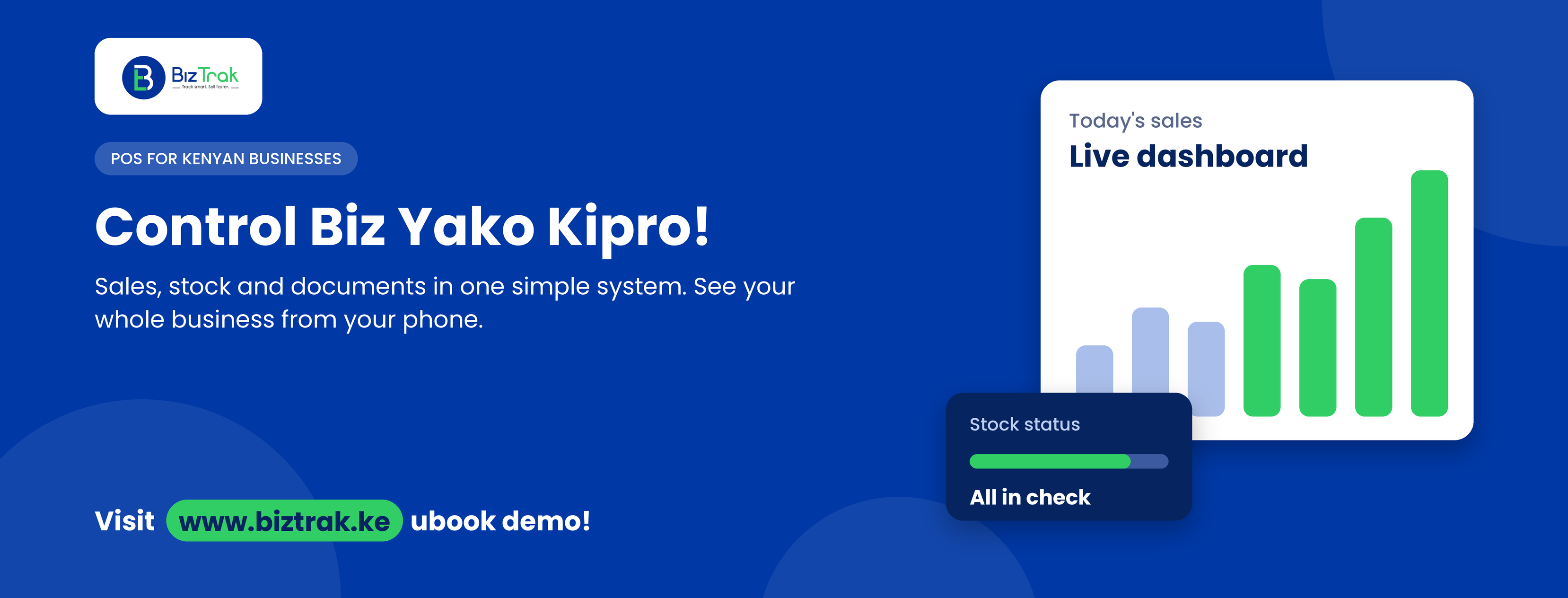 BizTrak banner